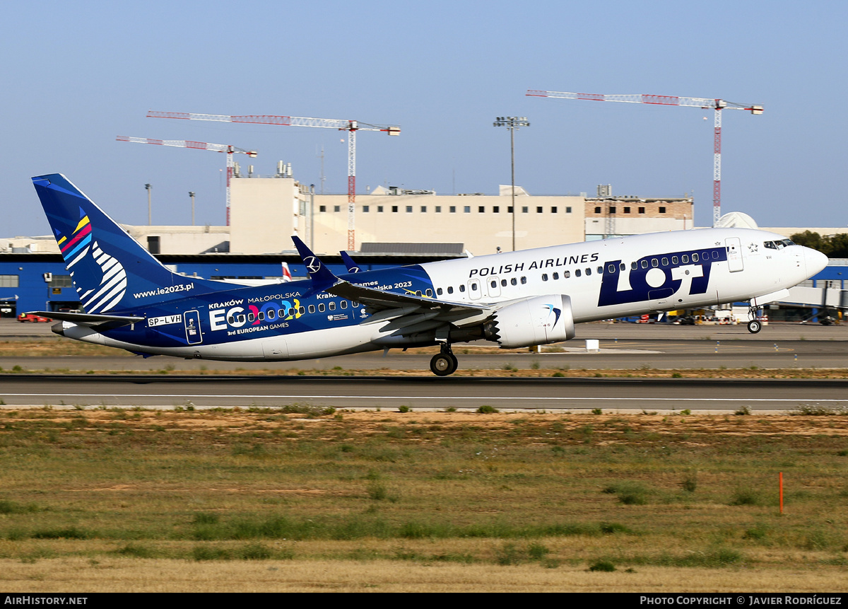 Aircraft Photo of SP-LVH | Boeing 737-8 Max 8 | LOT Polish Airlines - Polskie Linie Lotnicze | AirHistory.net #581419