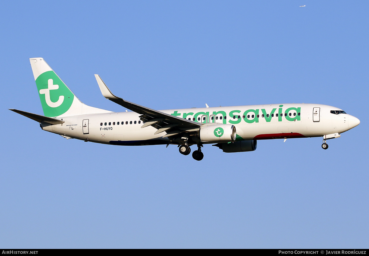 Aircraft Photo of F-HUYO | Boeing 737-82R | Transavia | AirHistory.net #581421