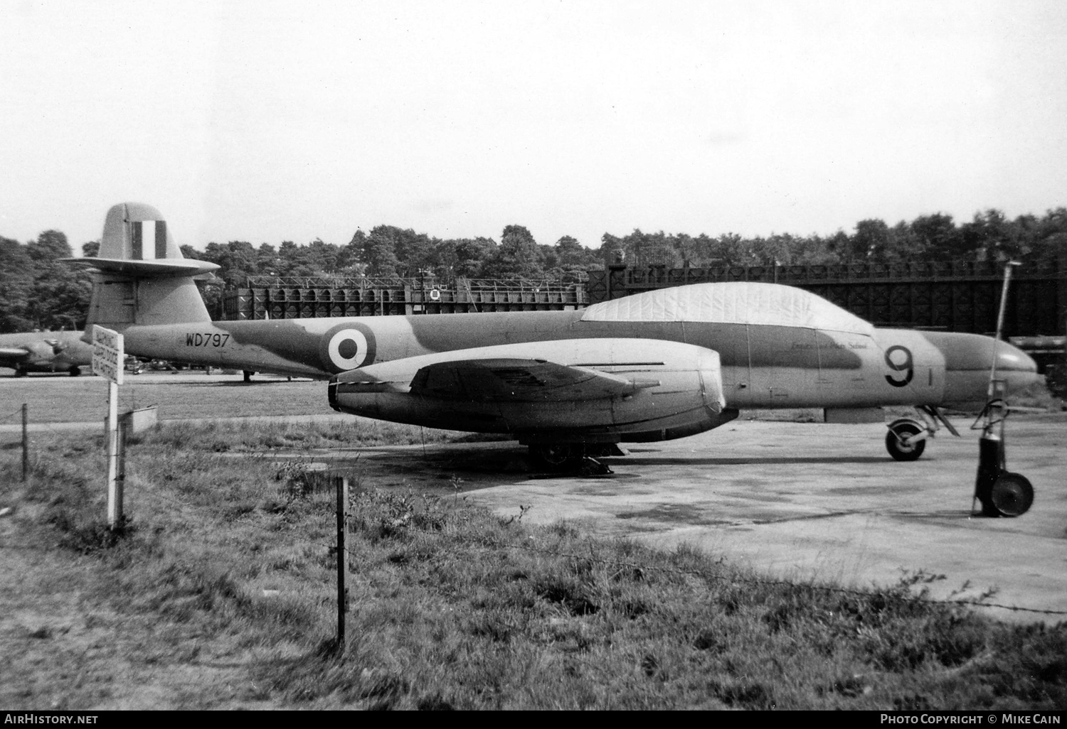 Aircraft Photo of WD797 | Gloster Meteor NF11 | UK - Air Force | AirHistory.net #581422