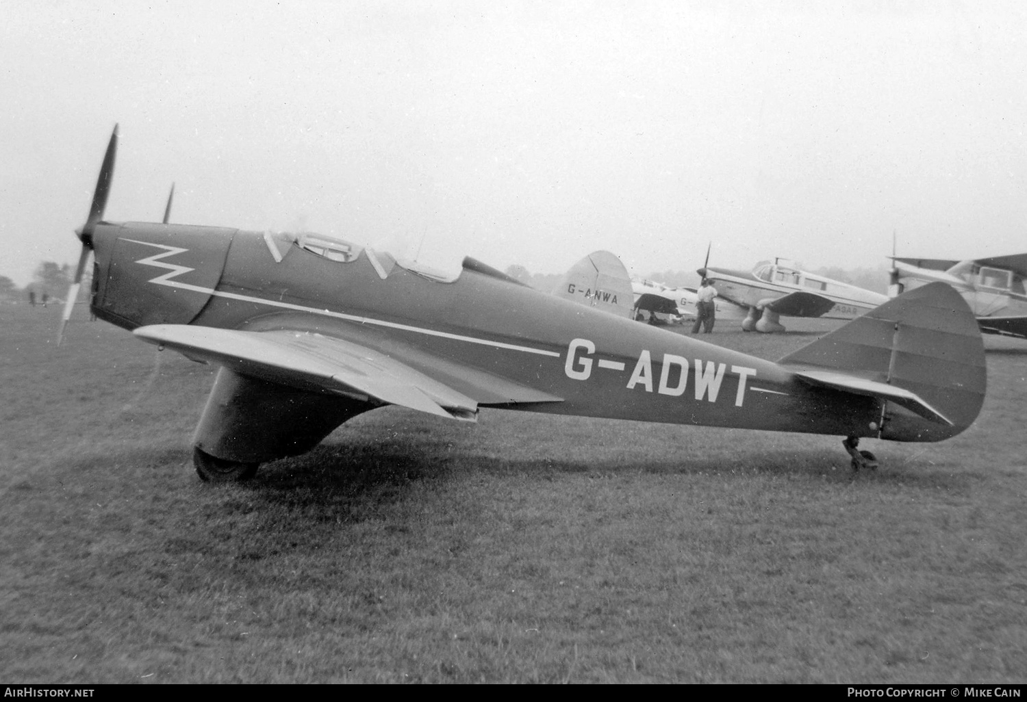 Aircraft Photo of G-ADWT | Miles M.2W Hawk Trainer | AirHistory.net #581424