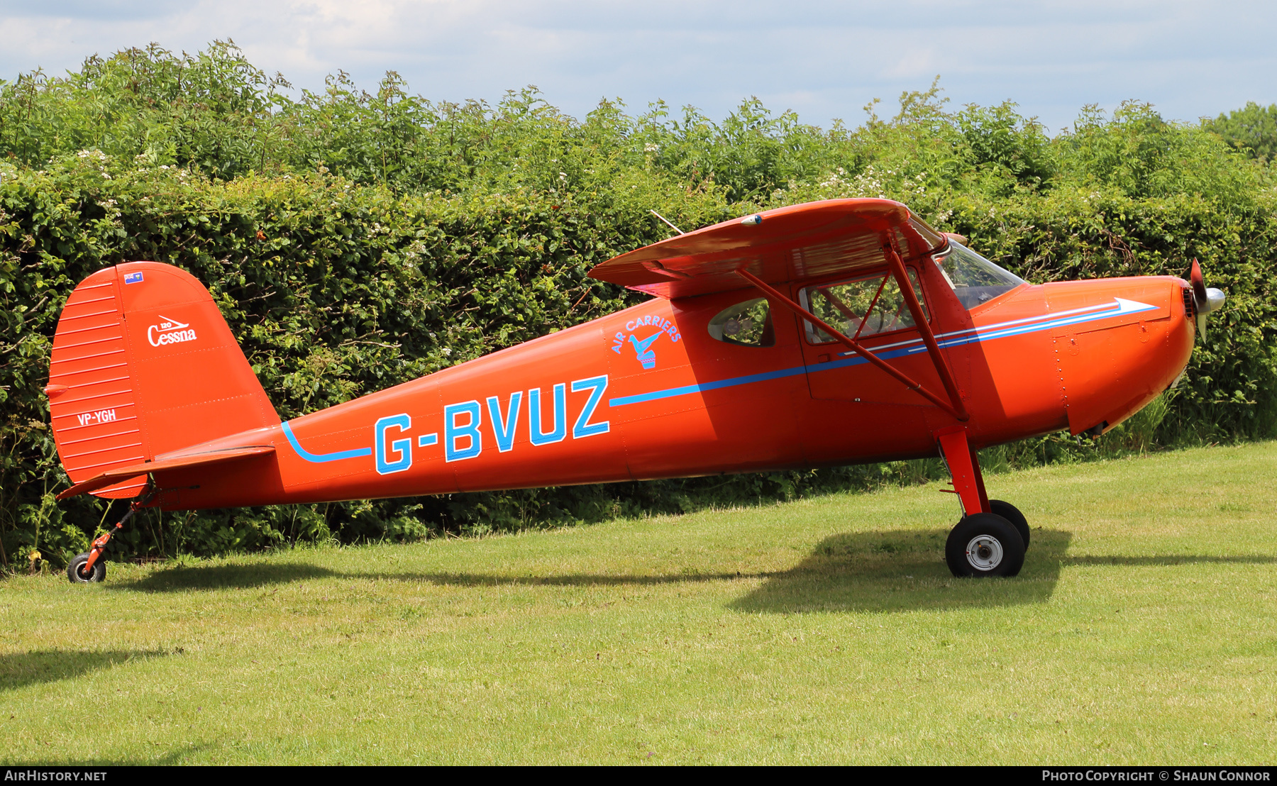 Aircraft Photo of G-BVUZ / VP-YGH | Cessna 120 | AirHistory.net #581457