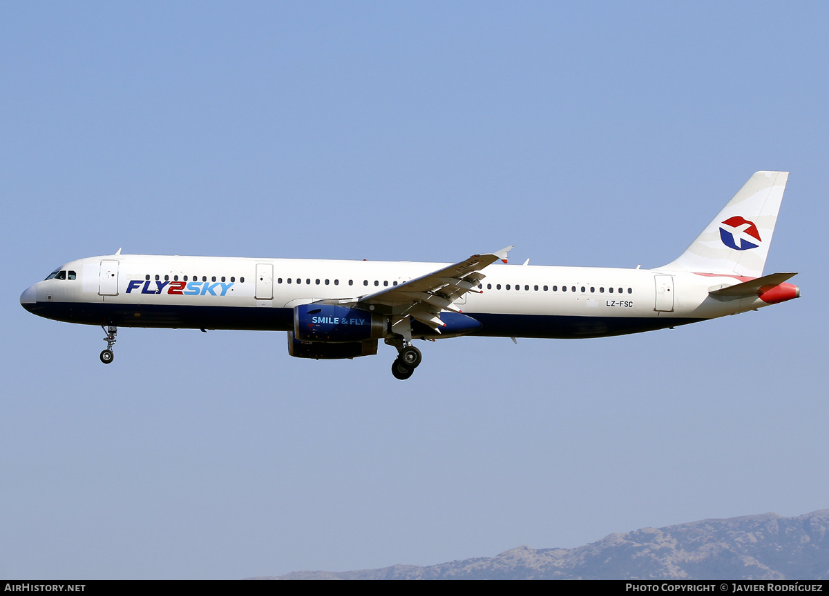 Aircraft Photo of LZ-FSC | Airbus A321-231 | Fly2Sky | AirHistory.net #581465