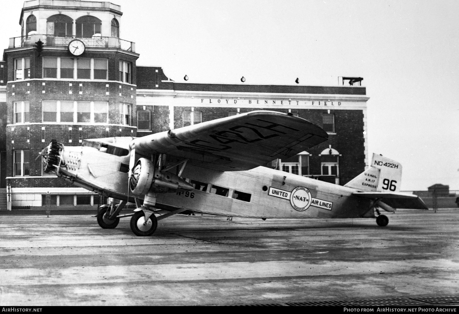 Aircraft Photo of NC422H | Ford 5-AT-C Tri-Motor | United Air Lines | AirHistory.net #581467