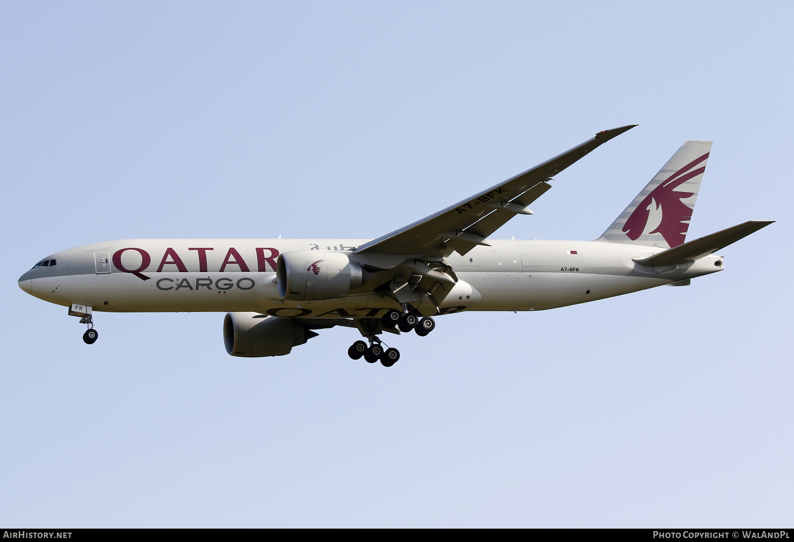 Aircraft Photo of A7-BFK | Boeing 777-F | Qatar Airways Cargo | AirHistory.net #581471