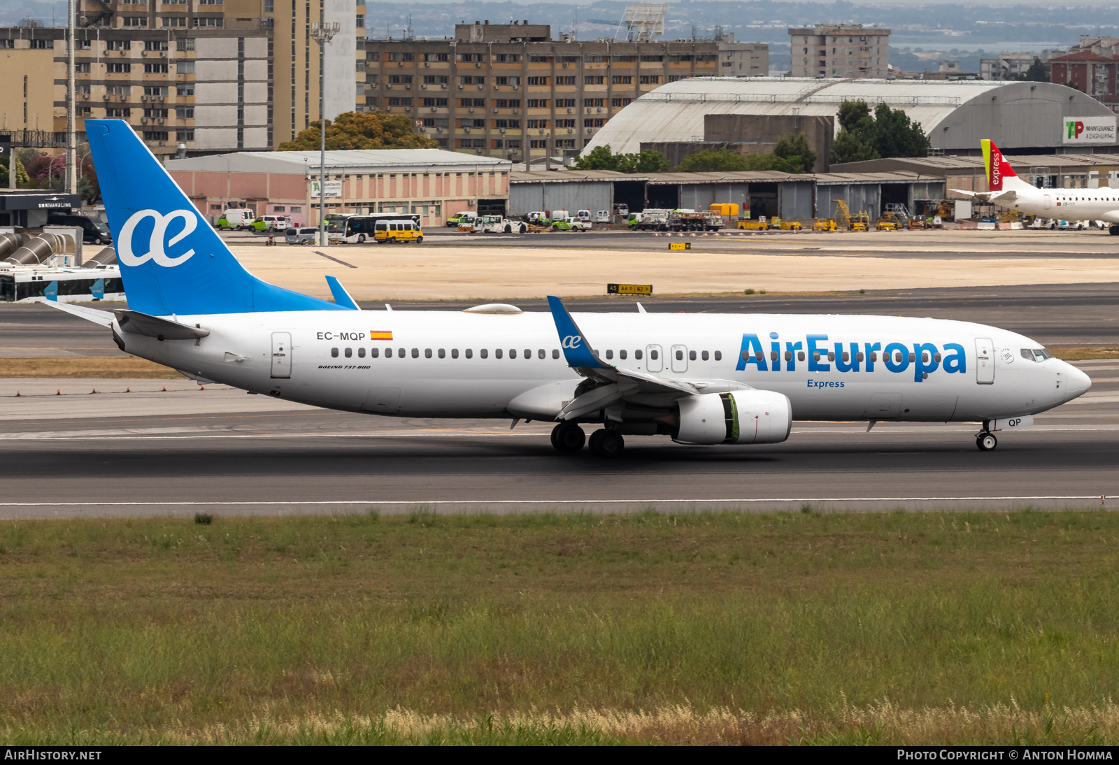 Aircraft Photo of EC-MQP | Boeing 737-800 | Air Europa Express | AirHistory.net #581475