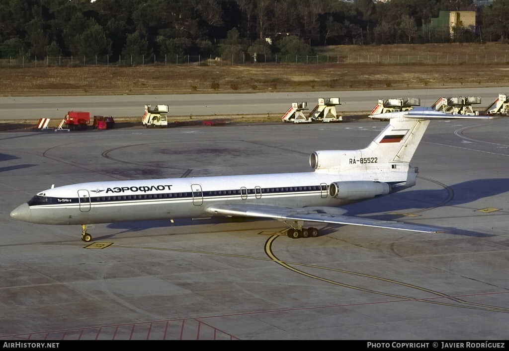 Aircraft Photo of RA-85522 | Tupolev Tu-154B-2 | Aeroflot | AirHistory.net #581498