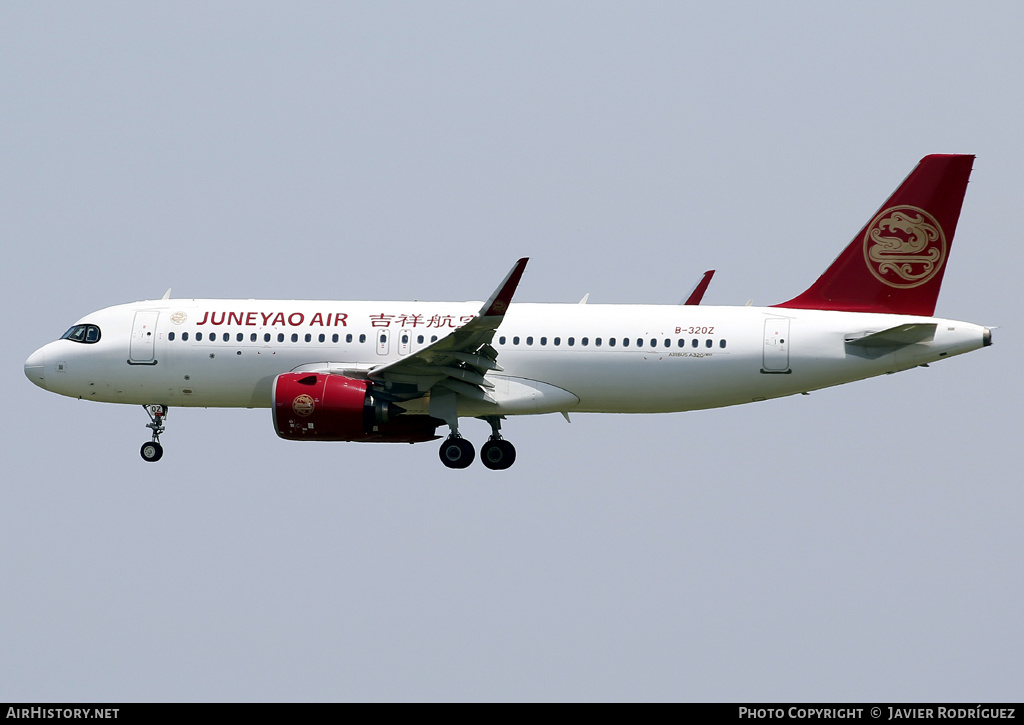 Aircraft Photo of B-320Z | Airbus A320-271N | Juneyao Airlines | AirHistory.net #581514