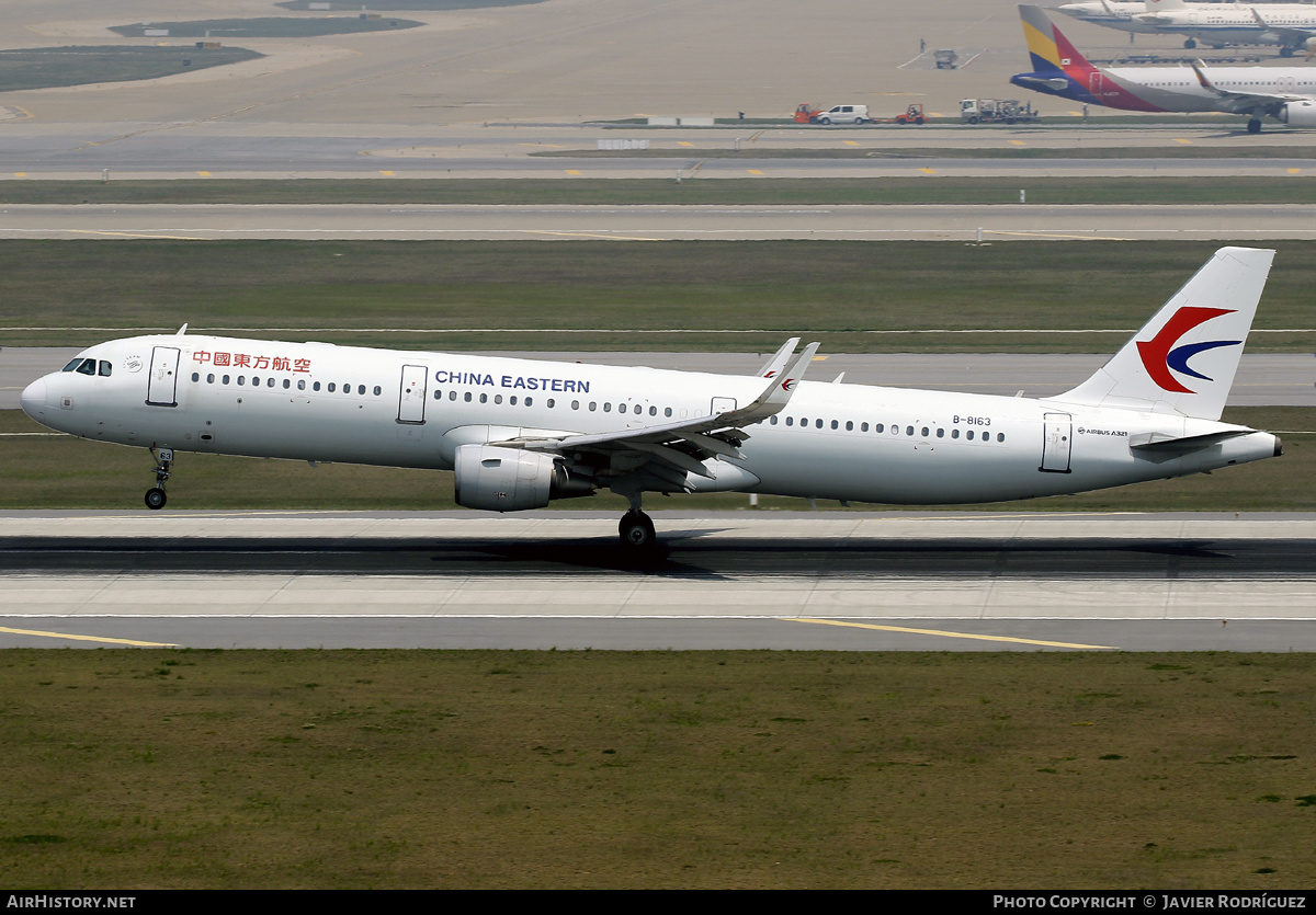Aircraft Photo of B-8163 | Airbus A321-211 | China Eastern Airlines | AirHistory.net #581546
