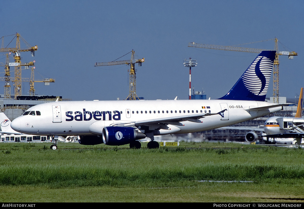 Aircraft Photo of OO-SSA | Airbus A319-112 | Sabena | AirHistory.net ...