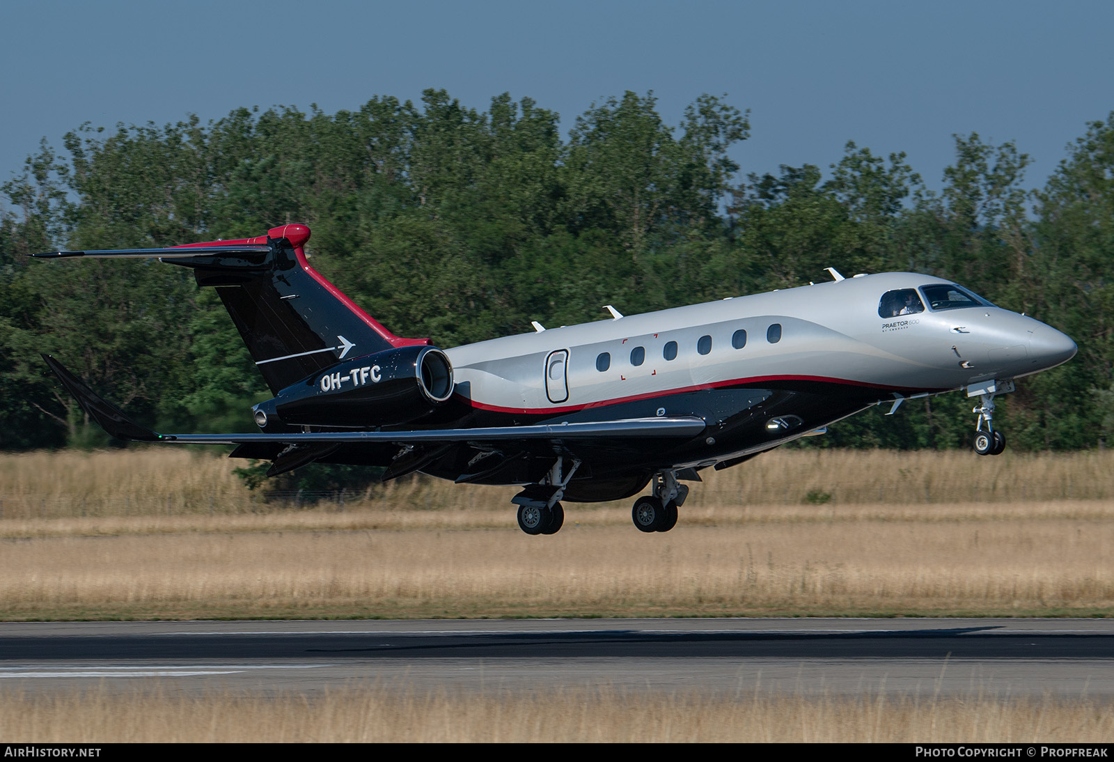 Aircraft Photo of OH-TFC | Embraer EMB-550 Praetor 600 | AirHistory.net #581560