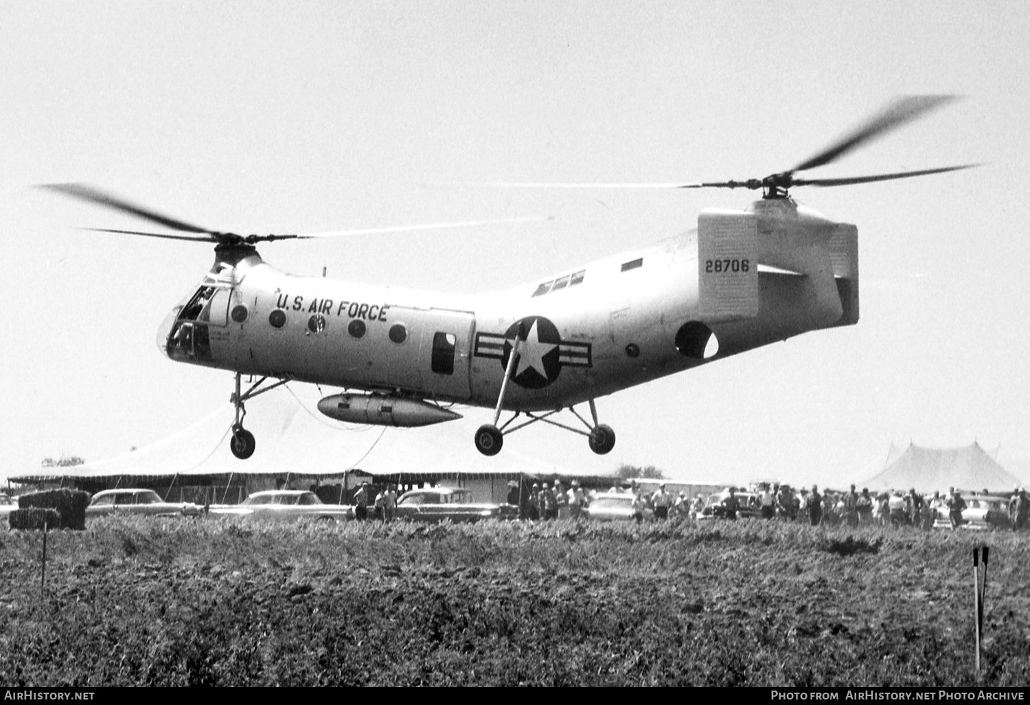 Aircraft Photo of 52-8706 / 28706 | Piasecki H-21B Workhorse | USA - Air Force | AirHistory.net #581563