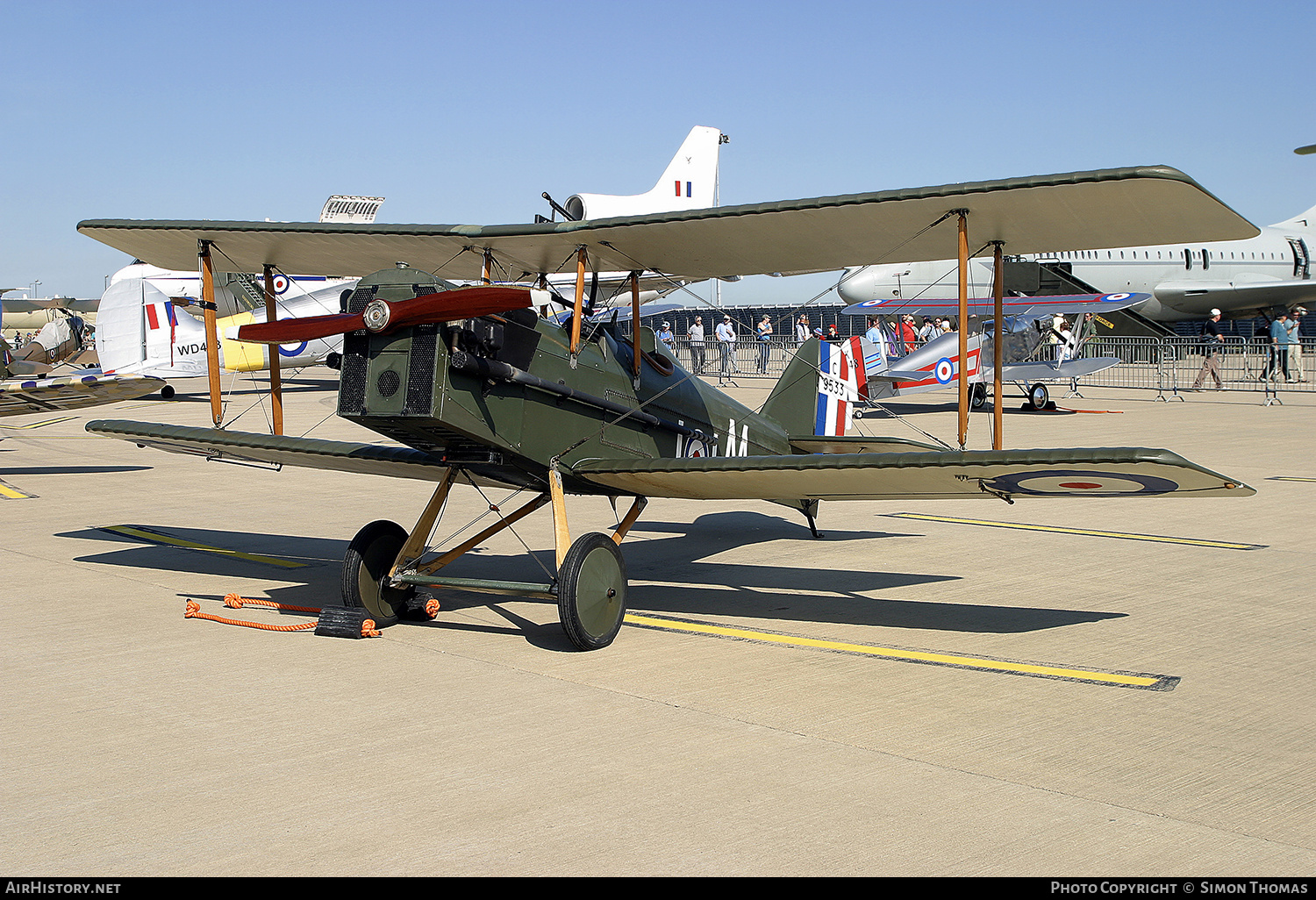 Aircraft Photo of G-BUWE / C9533 | Royal Aircraft Factory SE-5A (replica) | UK - Air Force | AirHistory.net #581577