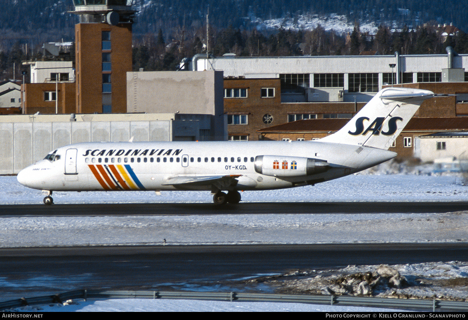 Aircraft Photo of OY-KGD | McDonnell Douglas DC-9-21 | Scandinavian Airlines - SAS | AirHistory.net #581594