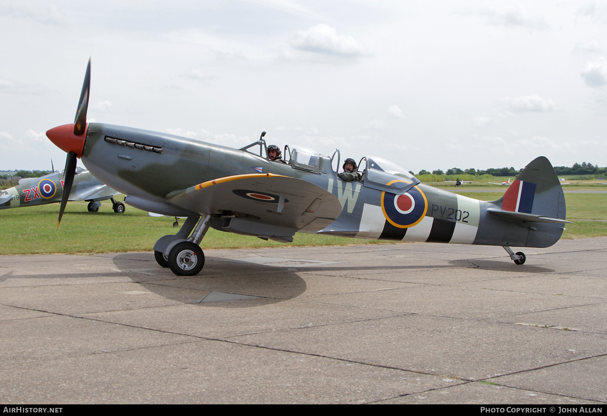 Aircraft Photo of G-CCCA / PV202 | Supermarine 509 Spitfire T9C | UK - Air Force | AirHistory.net #581610