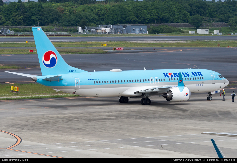 Aircraft Photo of HL8348 | Boeing 737-8 Max 8 | Korean Air | AirHistory.net #581616