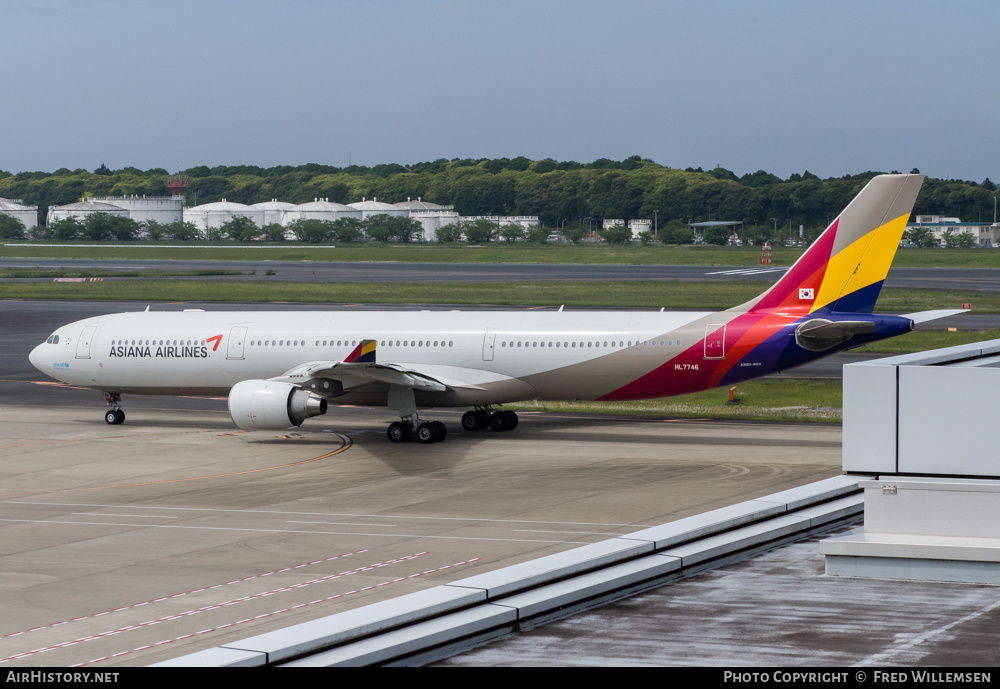 Aircraft Photo of HL7746 | Airbus A330-323E | Asiana Airlines | AirHistory.net #581641