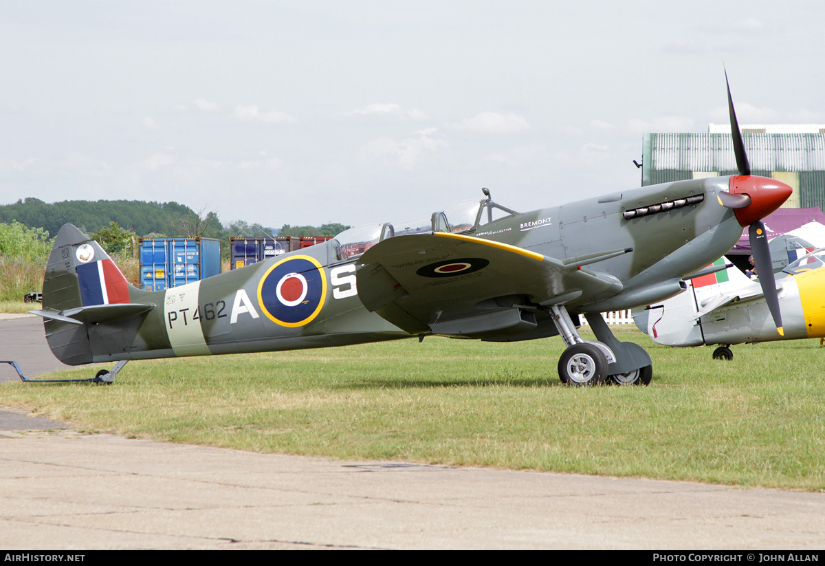 Aircraft Photo of G-CTIX / PT462 | Supermarine 509 Spitfire T9 | UK - Air Force | AirHistory.net #581647