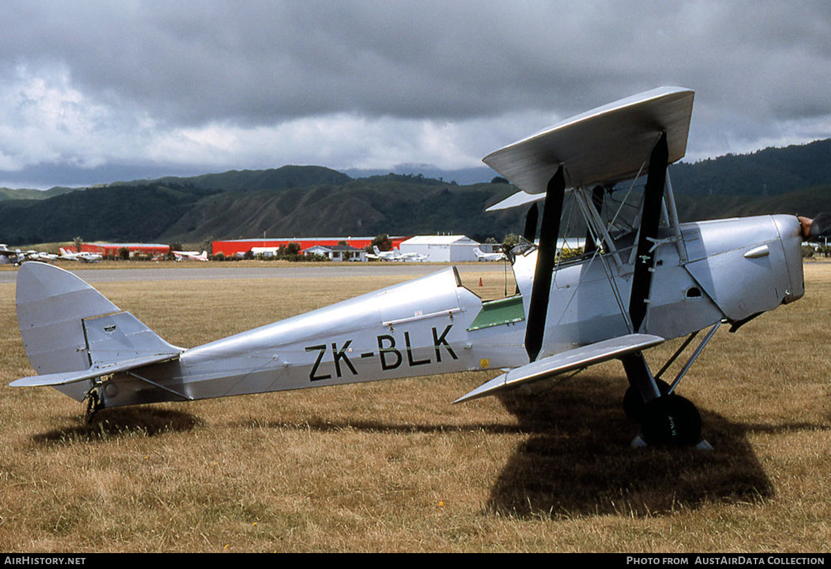 Aircraft Photo of ZK-BLK | De Havilland D.H. 82A Tiger Moth | AirHistory.net #581649
