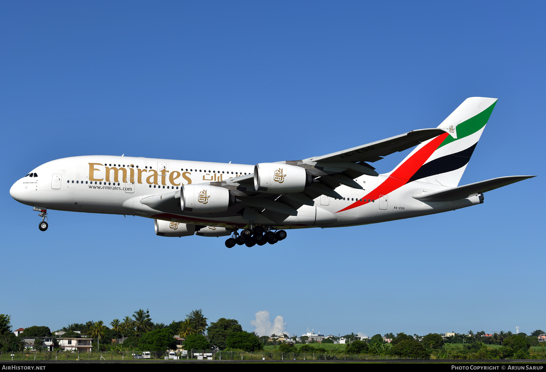 Aircraft Photo of A6-EOO | Airbus A380-861 | Emirates | AirHistory.net #581652