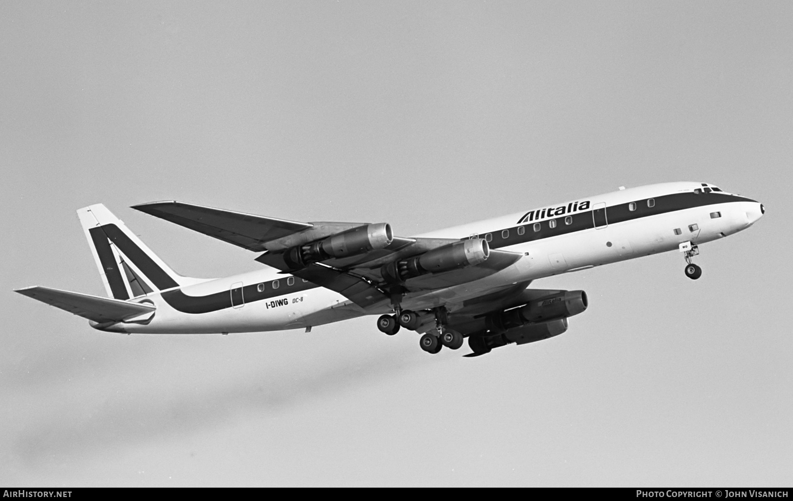 Aircraft Photo of I-DIWG | Douglas DC-8-43 | Alitalia | AirHistory.net #581658