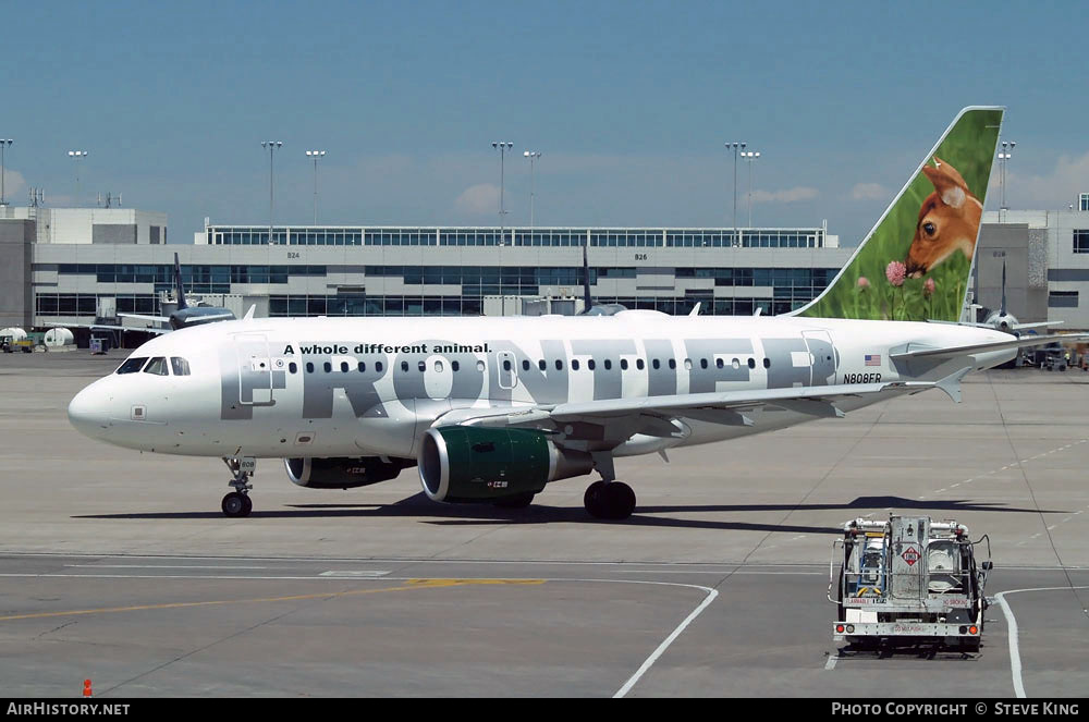 Aircraft Photo of N808FR | Airbus A318-111 | Frontier Airlines | AirHistory.net #581668