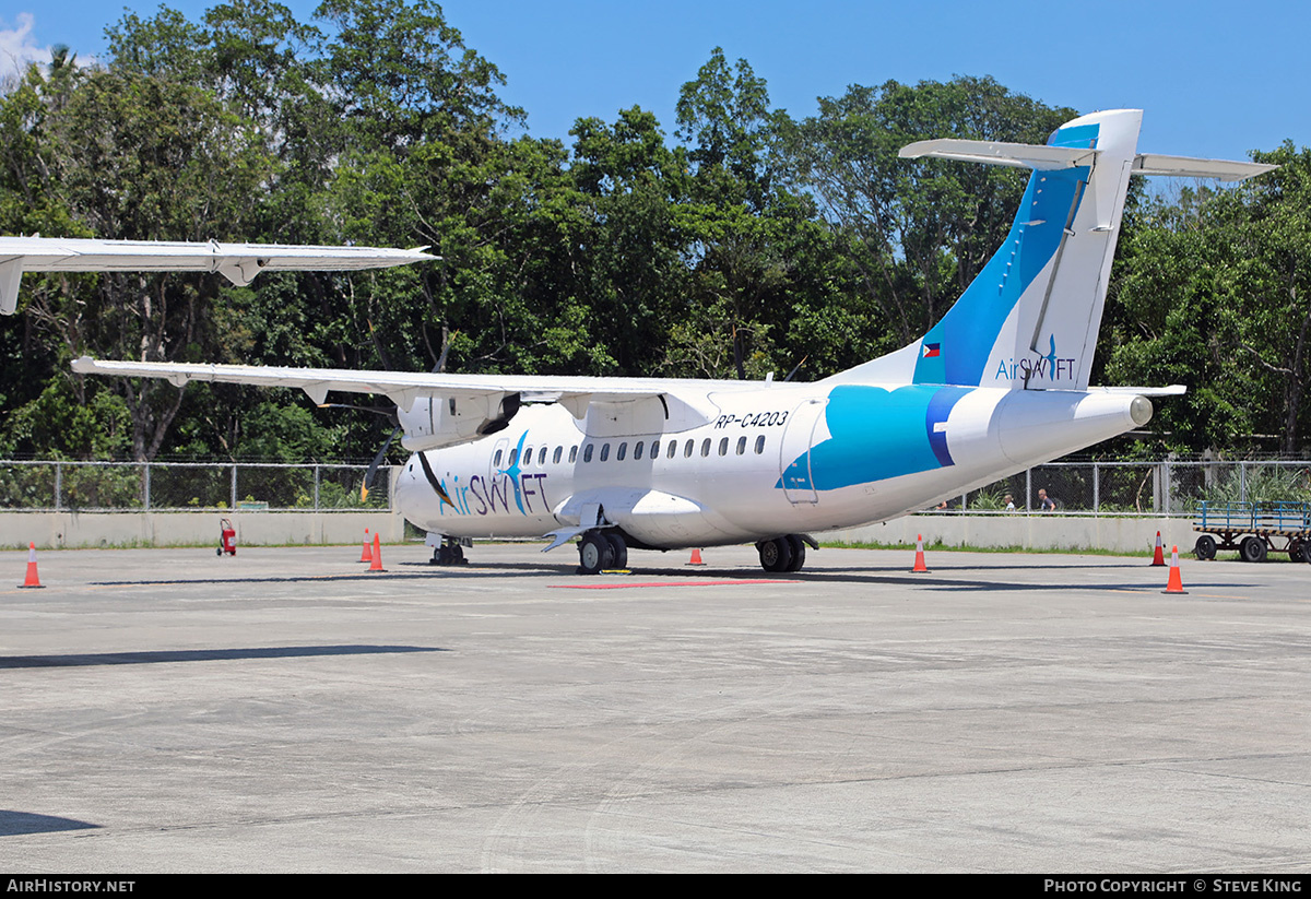 Aircraft Photo of RP-C4203 | ATR ATR-42-500 | AirSwift | AirHistory.net #581674