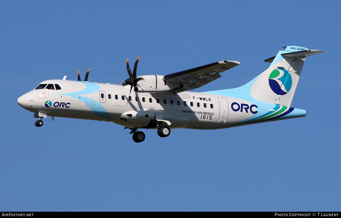 Aircraft Photo of F-WWLK | ATR ATR-42-600 | Oriental Air Bridge - ORC | AirHistory.net #581722