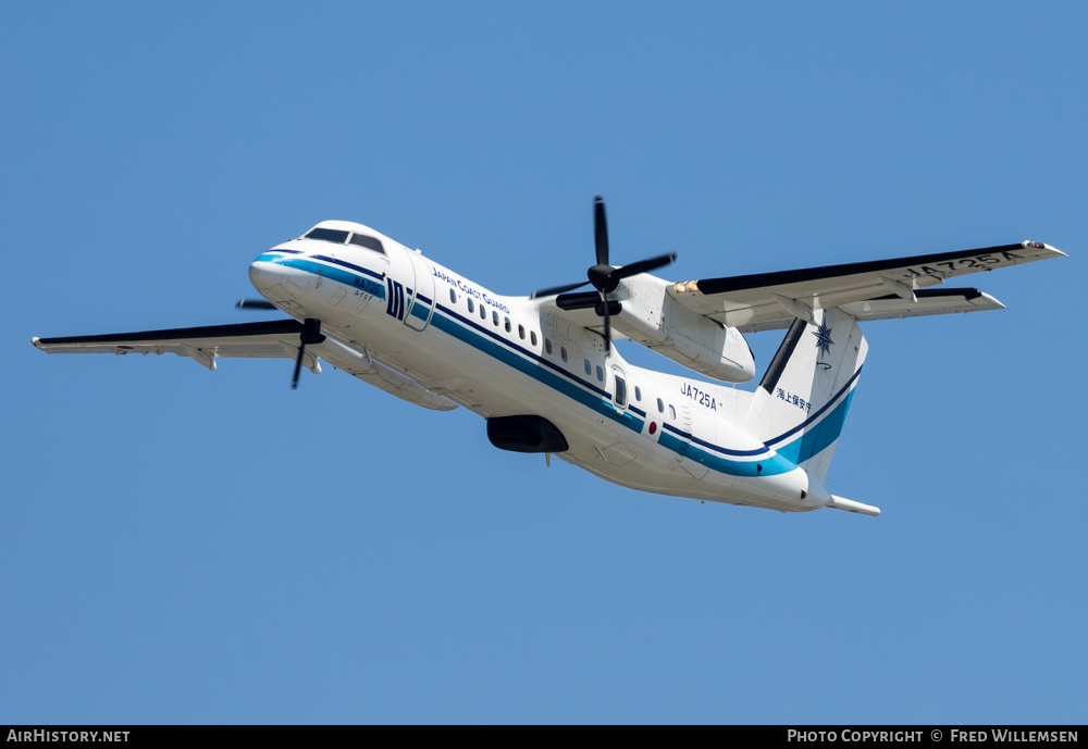 Aircraft Photo of JA725A | Bombardier DHC-8-315Q/MPA | Japan Coast Guard | AirHistory.net #581733