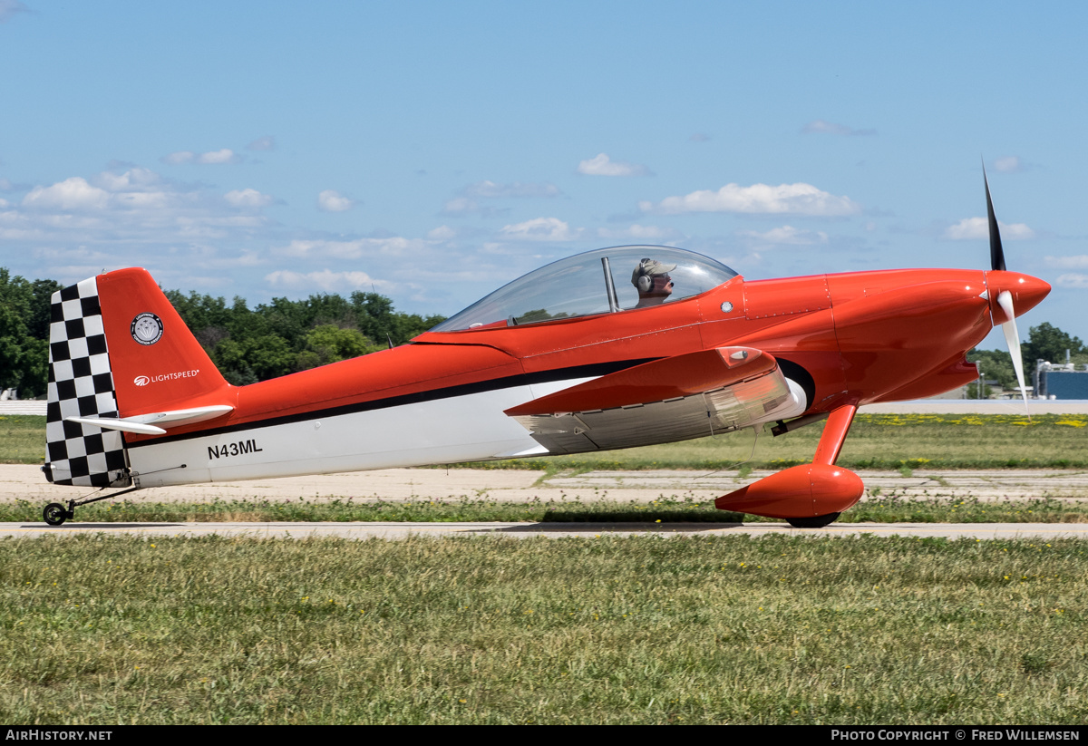 Aircraft Photo of N43ML | Van's RV-4 | AirHistory.net #581744