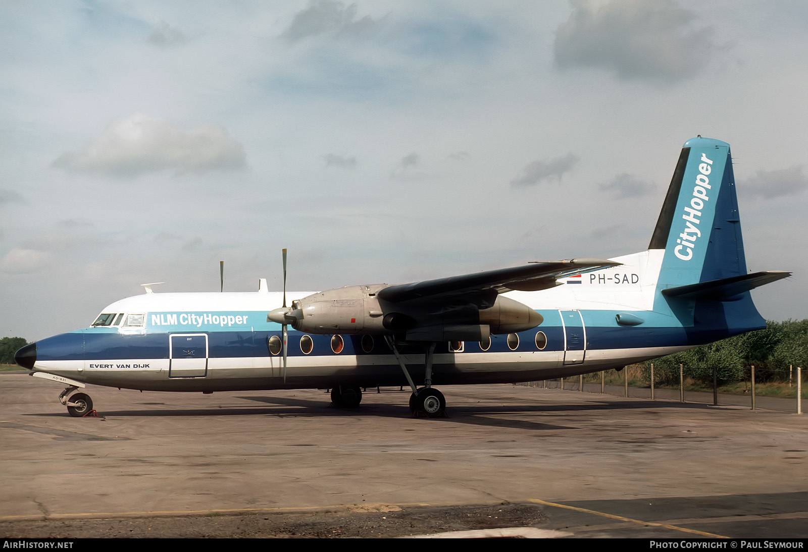 Aircraft Photo of PH-SAD | Fokker F27-200 Friendship | NLM Cityhopper | AirHistory.net #581750