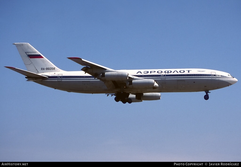 Aircraft Photo of RA-86058 | Ilyushin Il-86 | Aeroflot | AirHistory.net #581759