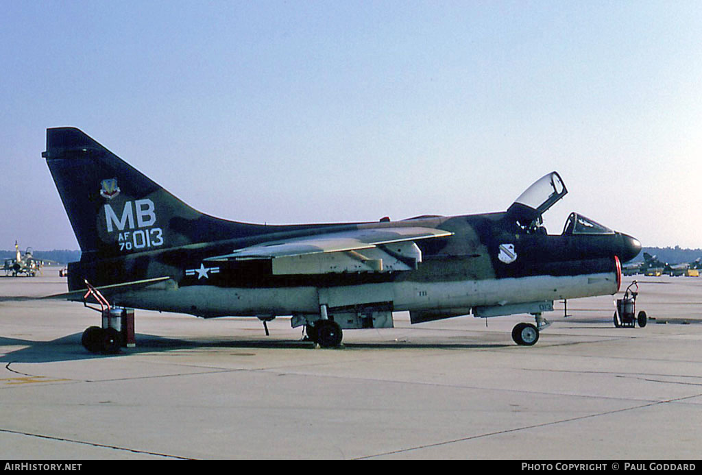 Aircraft Photo of 70-1013 / AF70-013 | LTV A-7D Corsair II | USA - Air Force | AirHistory.net #581763