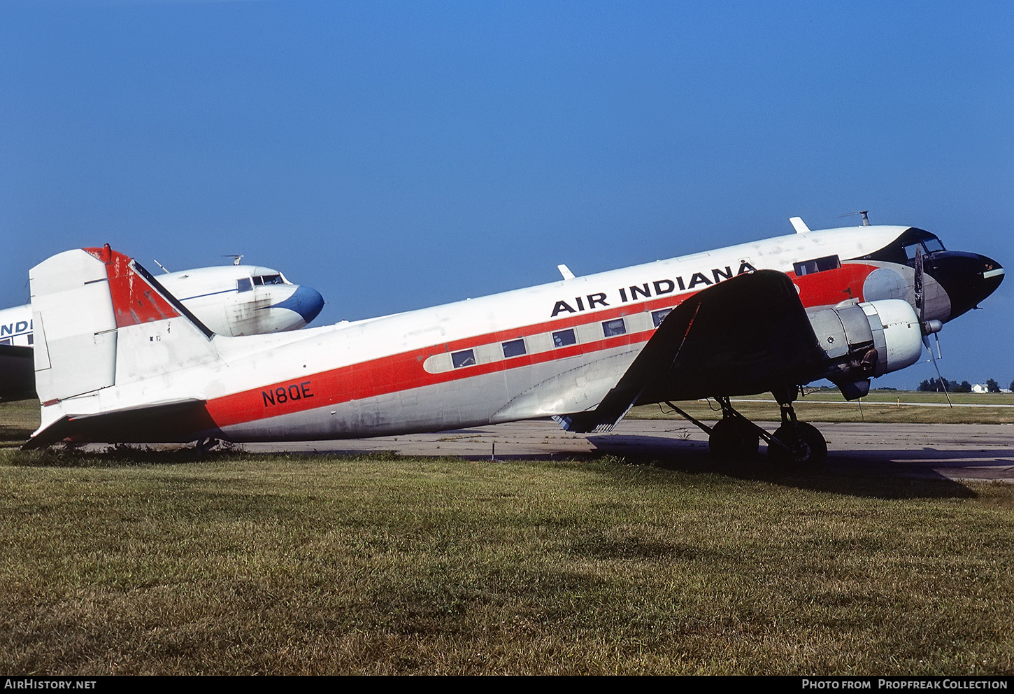 Aircraft Photo of N8QE | Douglas DC-3-313B | Air Indiana | AirHistory.net #581767