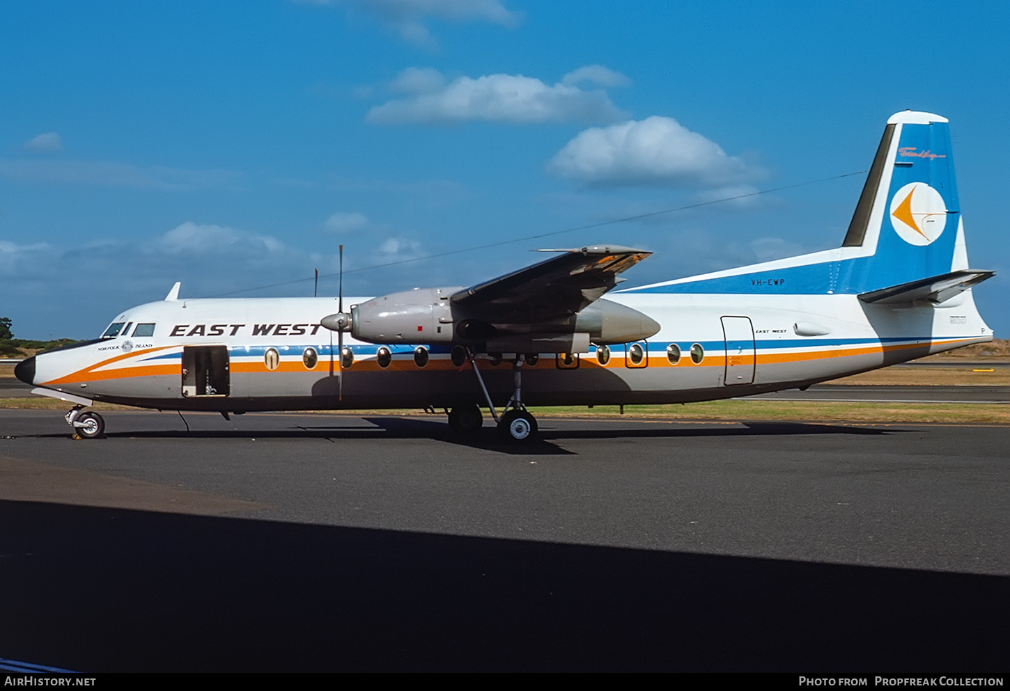Aircraft Photo of VH-EWP | Fokker F27-500F Friendship | East-West Airlines | AirHistory.net #581782