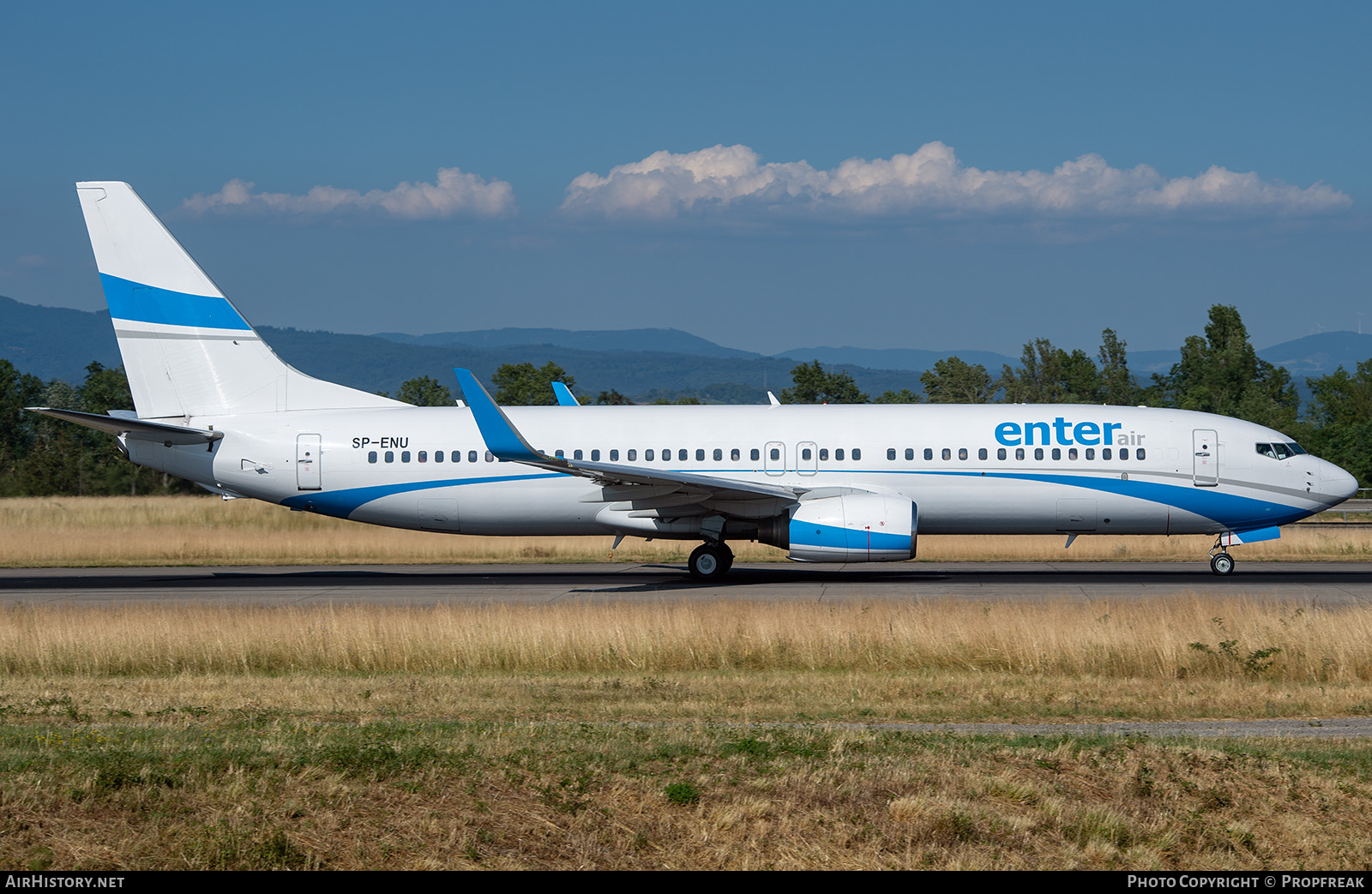 Aircraft Photo of SP-ENU | Boeing 737-83N | Enter Air | AirHistory.net #581801
