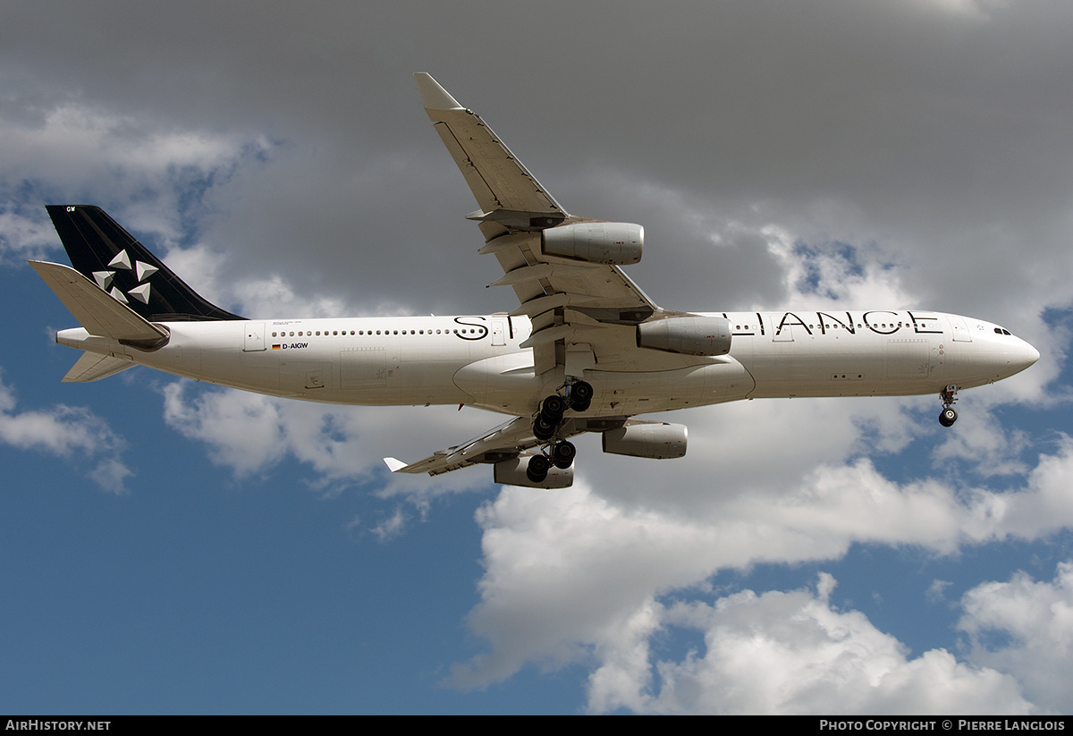 Aircraft Photo of D-AIGW | Airbus A340-313 | Lufthansa | AirHistory.net #581810