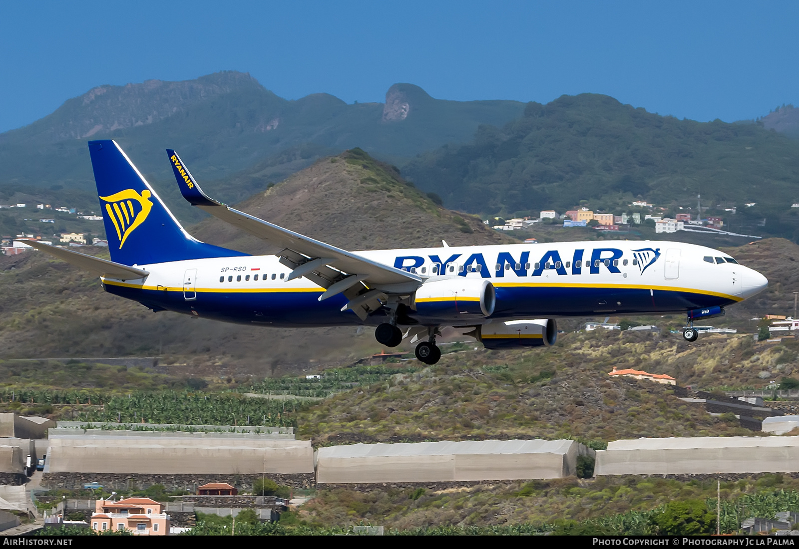 Aircraft Photo of SP-RSO | Boeing 737-800 | Ryanair | AirHistory.net #581822