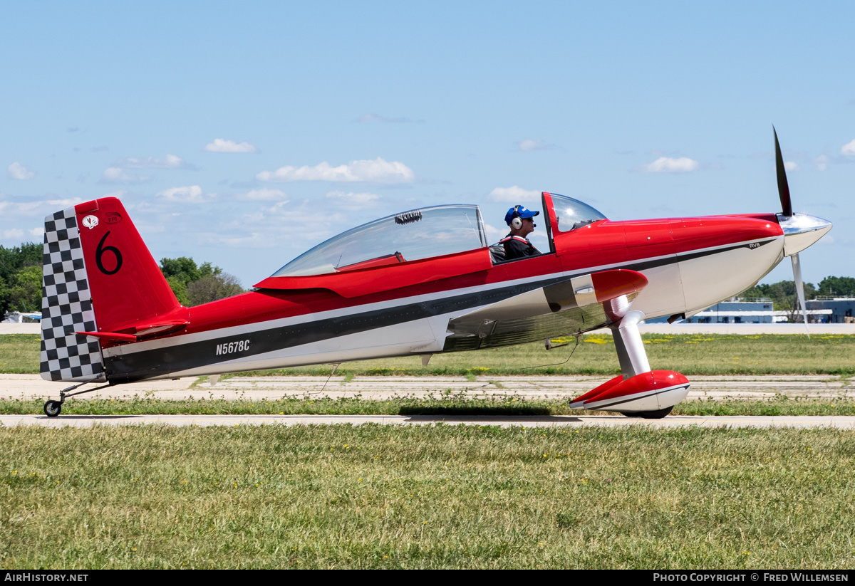 Aircraft Photo of N5678C | Van's RV-8 | AirHistory.net #581832