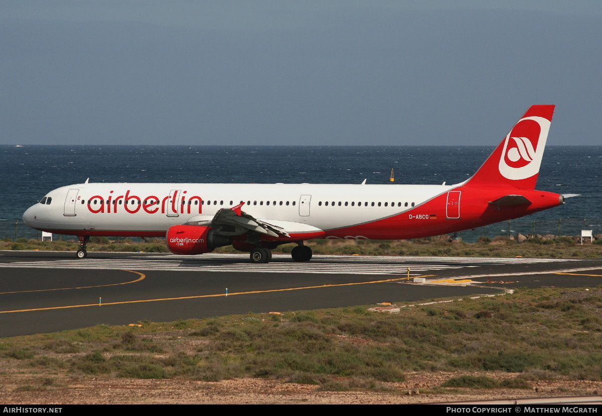 Aircraft Photo of D-ABCG | Airbus A321-211 | Air Berlin | AirHistory.net #581867