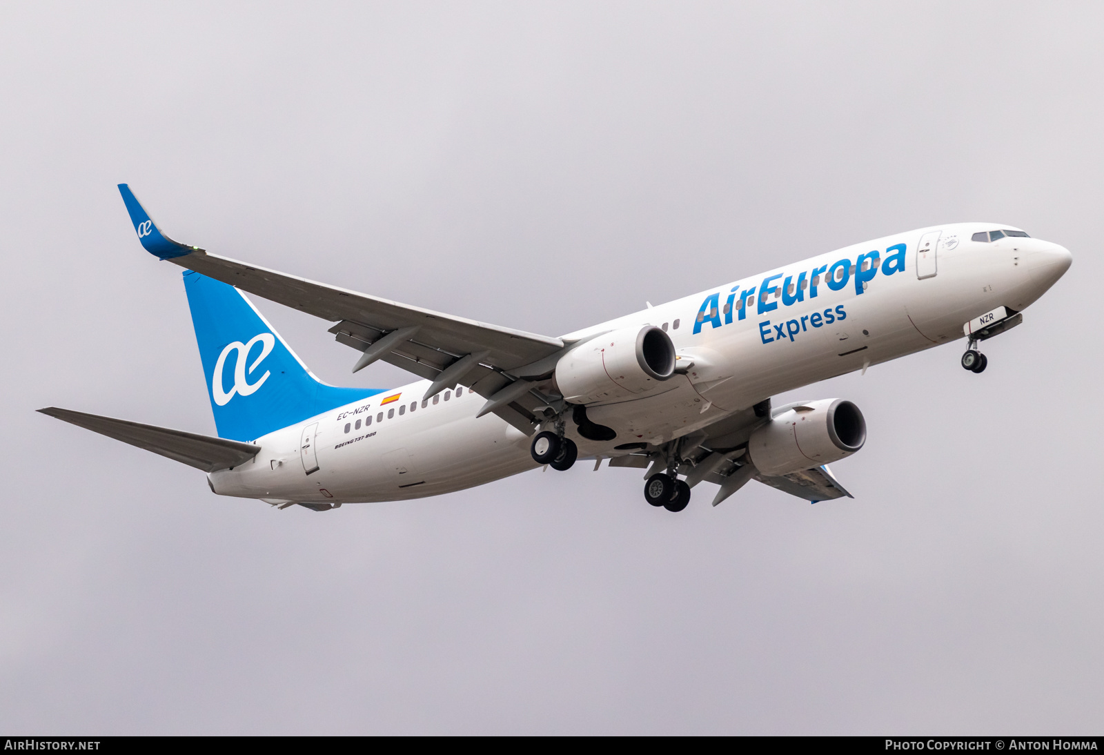 Aircraft Photo of EC-NZR | Boeing 737-8AS | Air Europa Express | AirHistory.net #581878