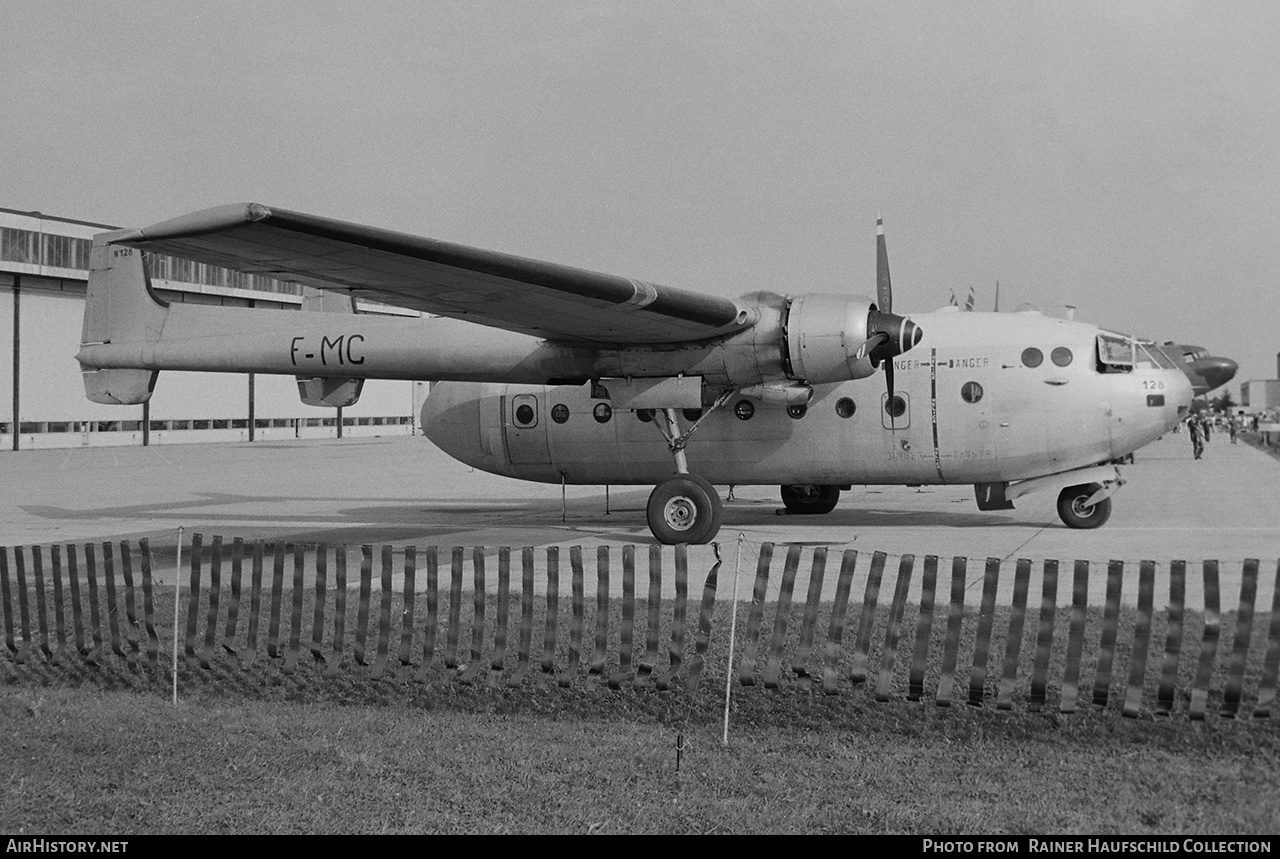 Aircraft Photo of 128 | Nord 2501F-3 Noratlas | France - Air Force | AirHistory.net #581882