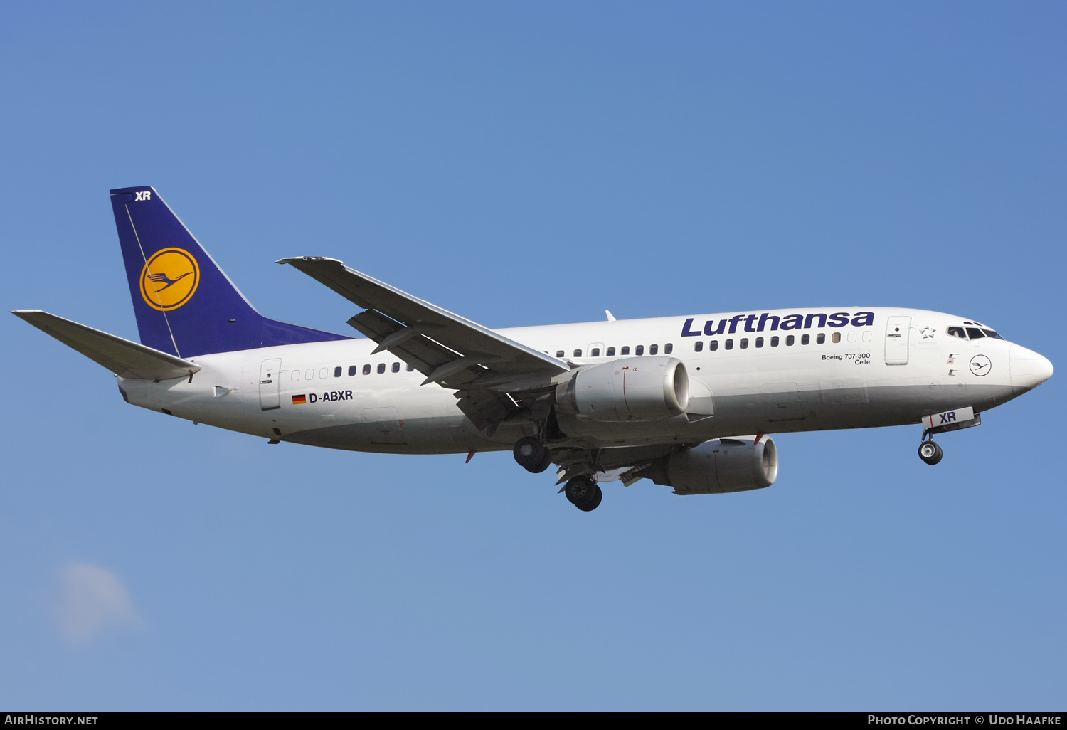 Aircraft Photo of D-ABXR | Boeing 737-330 | Lufthansa | AirHistory.net #581909