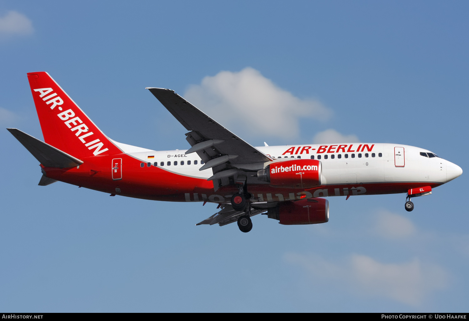 Aircraft Photo of D-AGEL | Boeing 737-75B | Air Berlin | AirHistory.net #581911