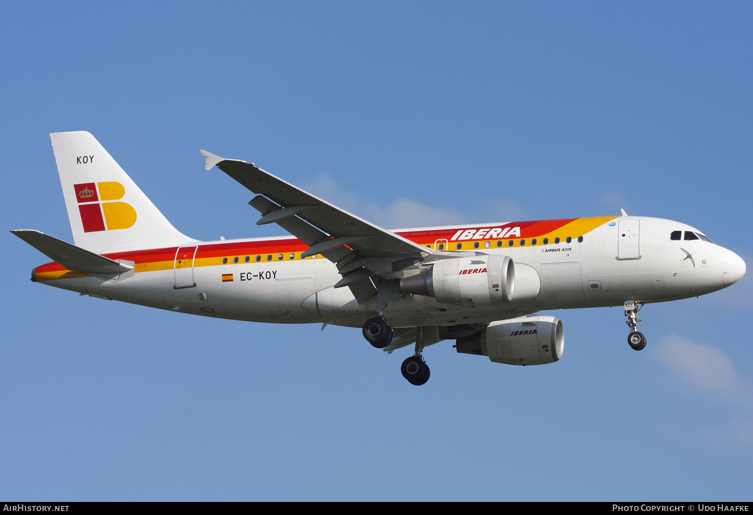 Aircraft Photo of EC-KOY | Airbus A319-111 | Iberia | AirHistory.net #581912