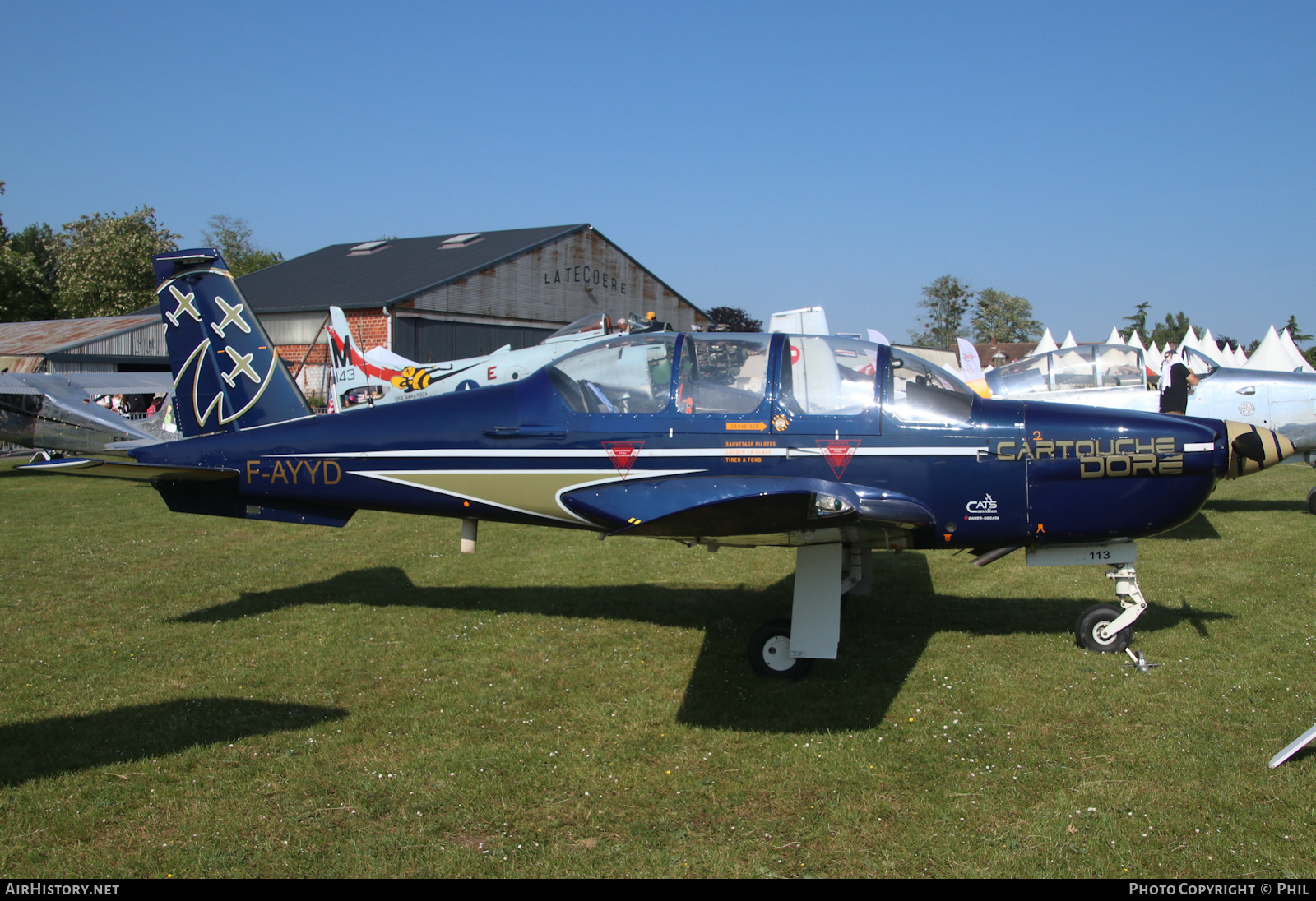 Aircraft Photo of F-AYYD | Socata TB-30A Epsilon | CATS - Cassidian Aviation Training Services | AirHistory.net #581923