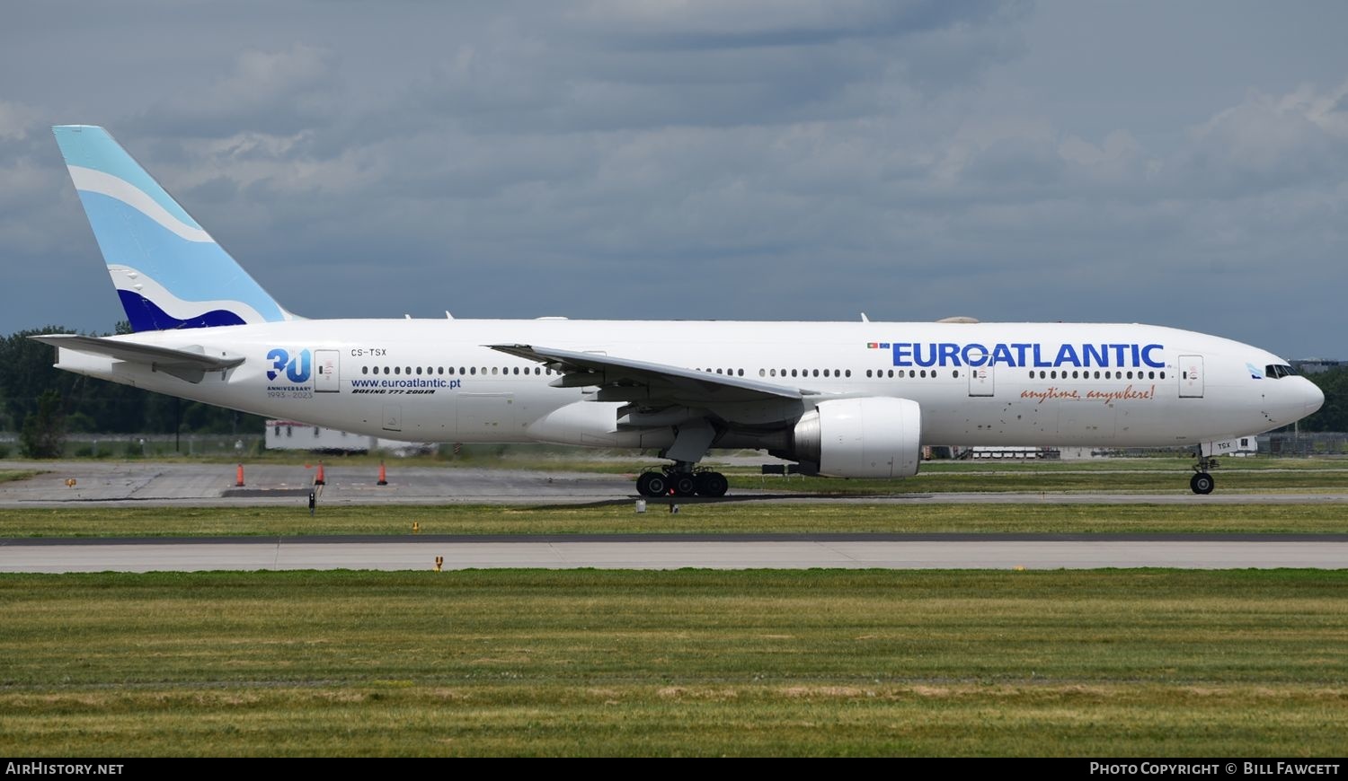 Aircraft Photo of CS-TSX | Boeing 777-243/ER | Euro Atlantic Airways | AirHistory.net #581925