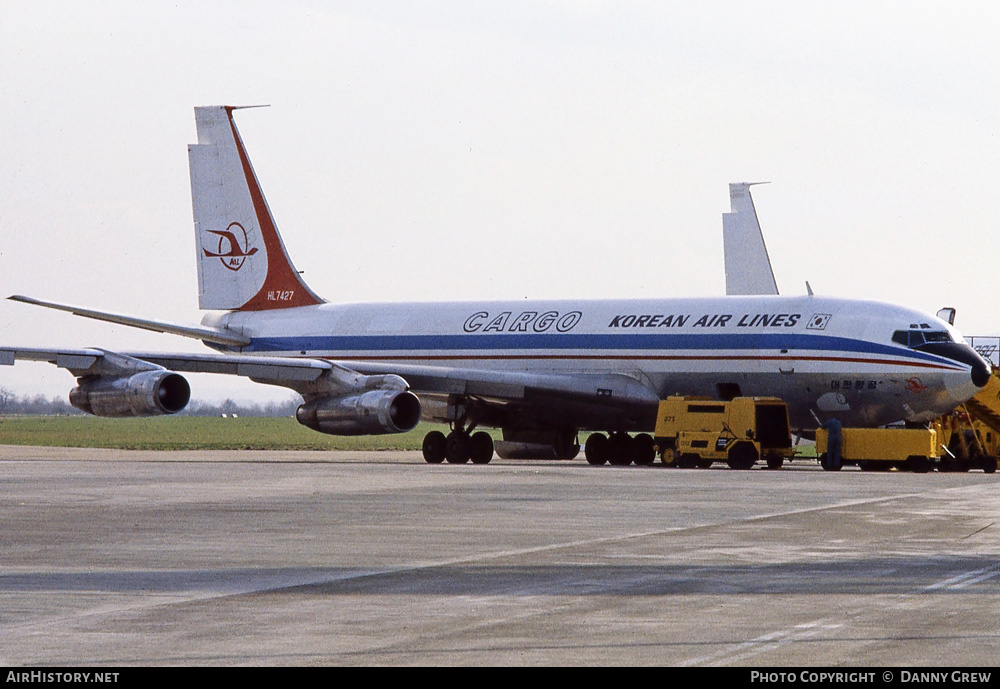 Aircraft Photo of HL7427 | Boeing 707-321C | Korean Air Lines Cargo | AirHistory.net #581944