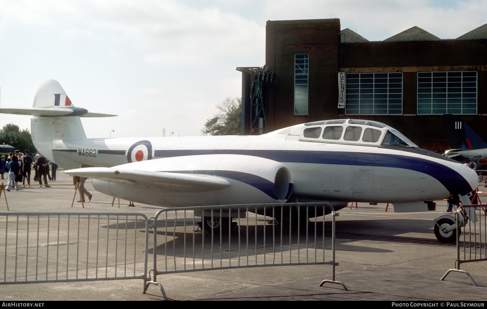 Aircraft Photo of WA662 | Gloster Meteor T7 | UK - Air Force | AirHistory.net #581962