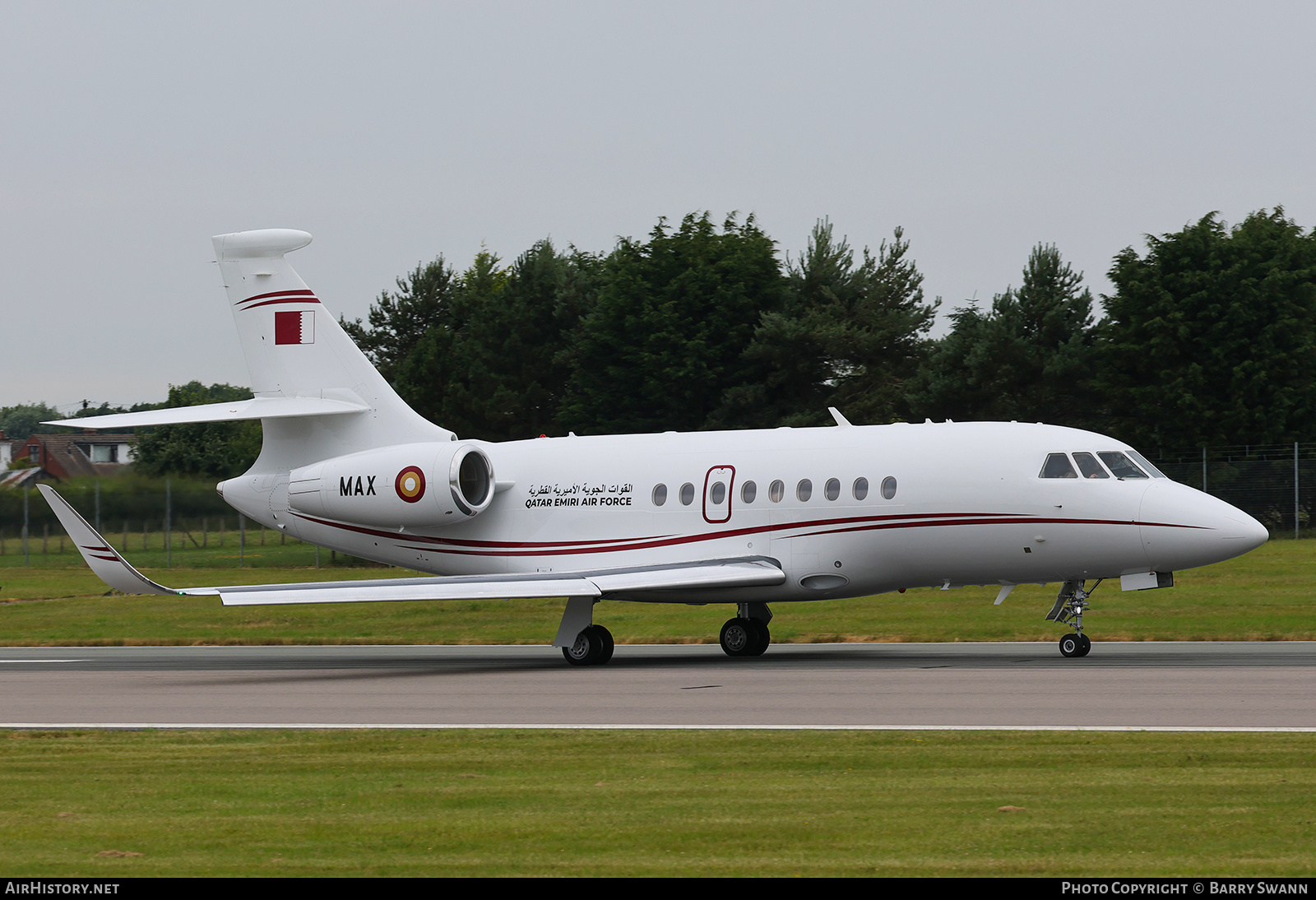 Aircraft Photo of A7-MAX / MAX | Dassault Falcon 2000LX | Qatar - Air Force | AirHistory.net #582019