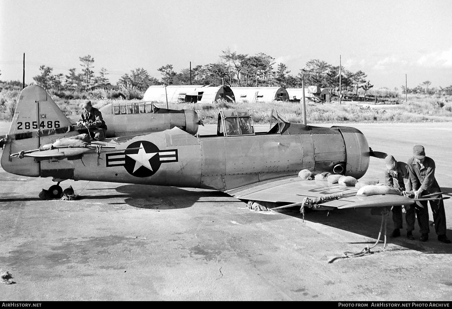 Aircraft Photo of 42-85486 | North American AT-6D Texan | USA - Air Force | AirHistory.net #582021